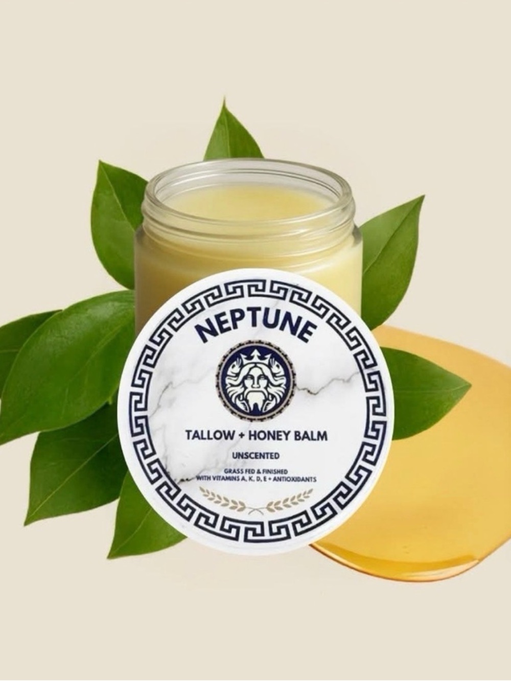 Tallow + Honey Moisturizing Balm — Natural Yellow